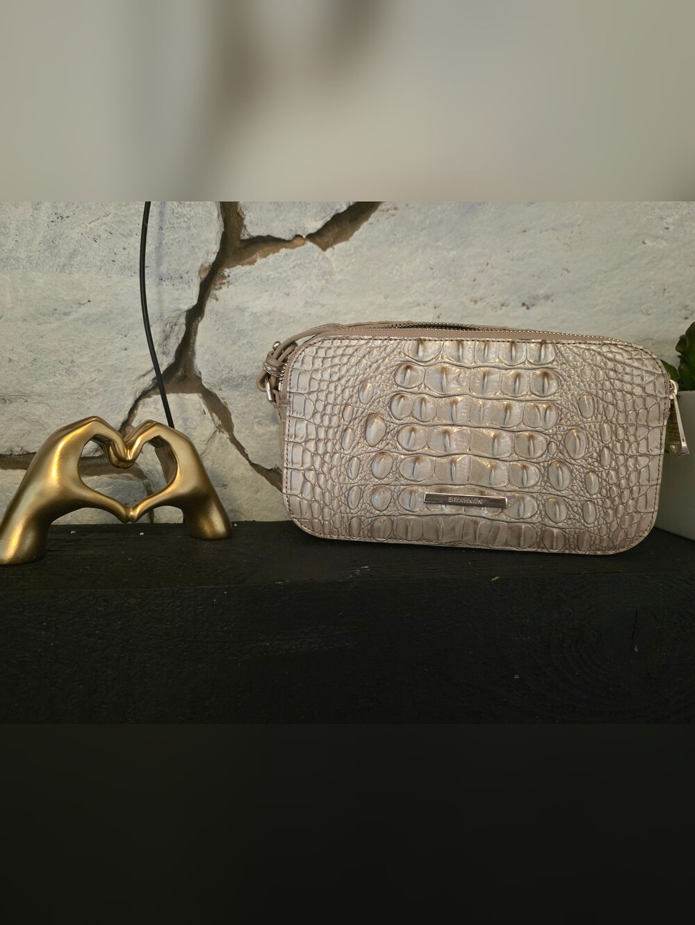 *Discontinued Color..Brahmin Danica Crossbody Bag In Windchime